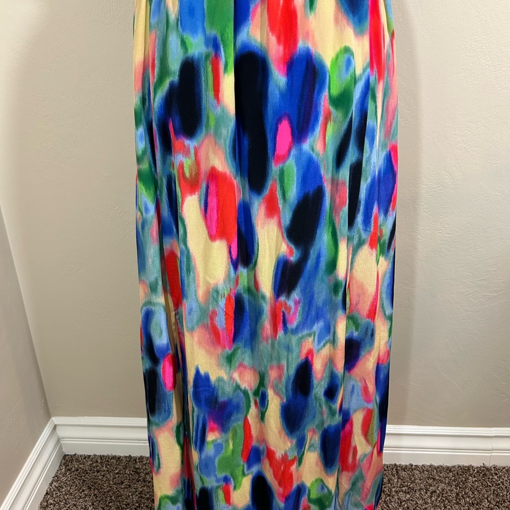 Maeve Multicolor Abstract Maxi Dress - Picture 7 of 16